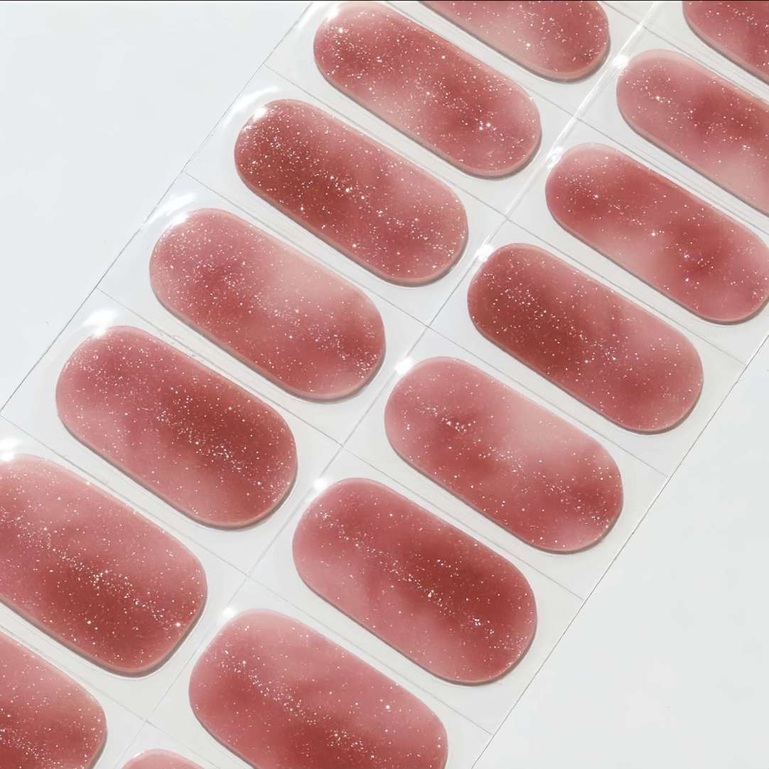 Crimson DIY Semicured Gel Nail Sticker Kit